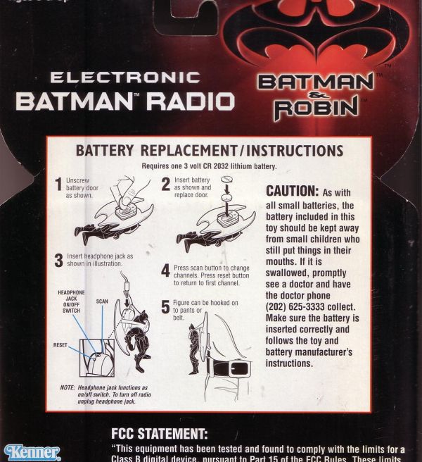 BATMANobg} ELECTRONIC BATMAN RADIO